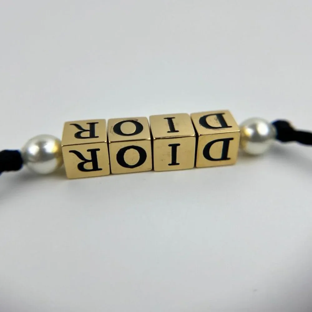 Christian Dior Accessories Bracelet Bangle Logo Gold Vintage - Picture 8 of 14